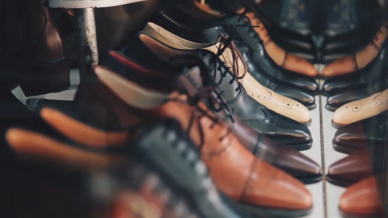 Stylish shoes displayed in a Kenyan boutique store - online shop by VYCEN